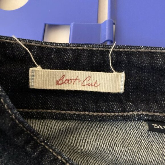 Decree Jeans Boot Cut Womens 5 Blue Dark Wash Stretch Denim Casual Juniors - Picture 8 of 12